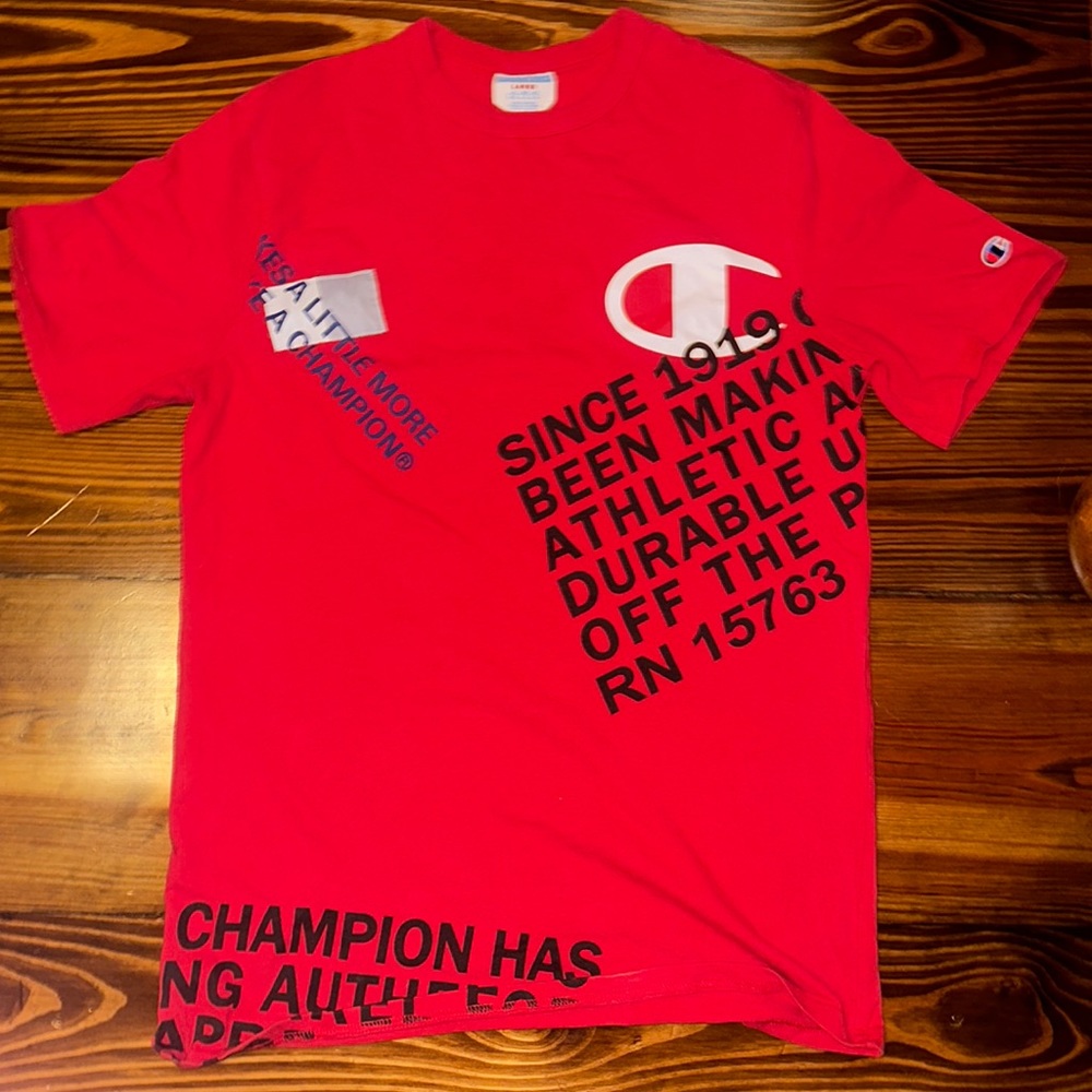 Champion Men’s Graphic Tee Red